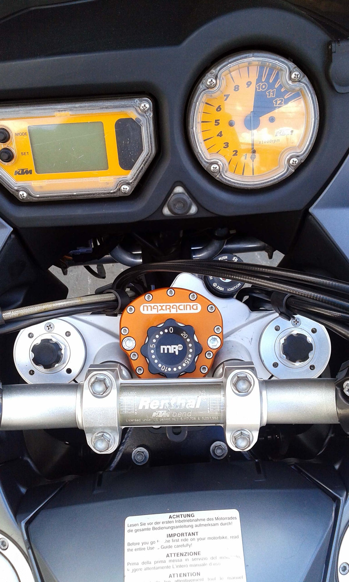 Ammortizzatore di sterzo MaxRacing MAX20 - KTM - 990 Adventure