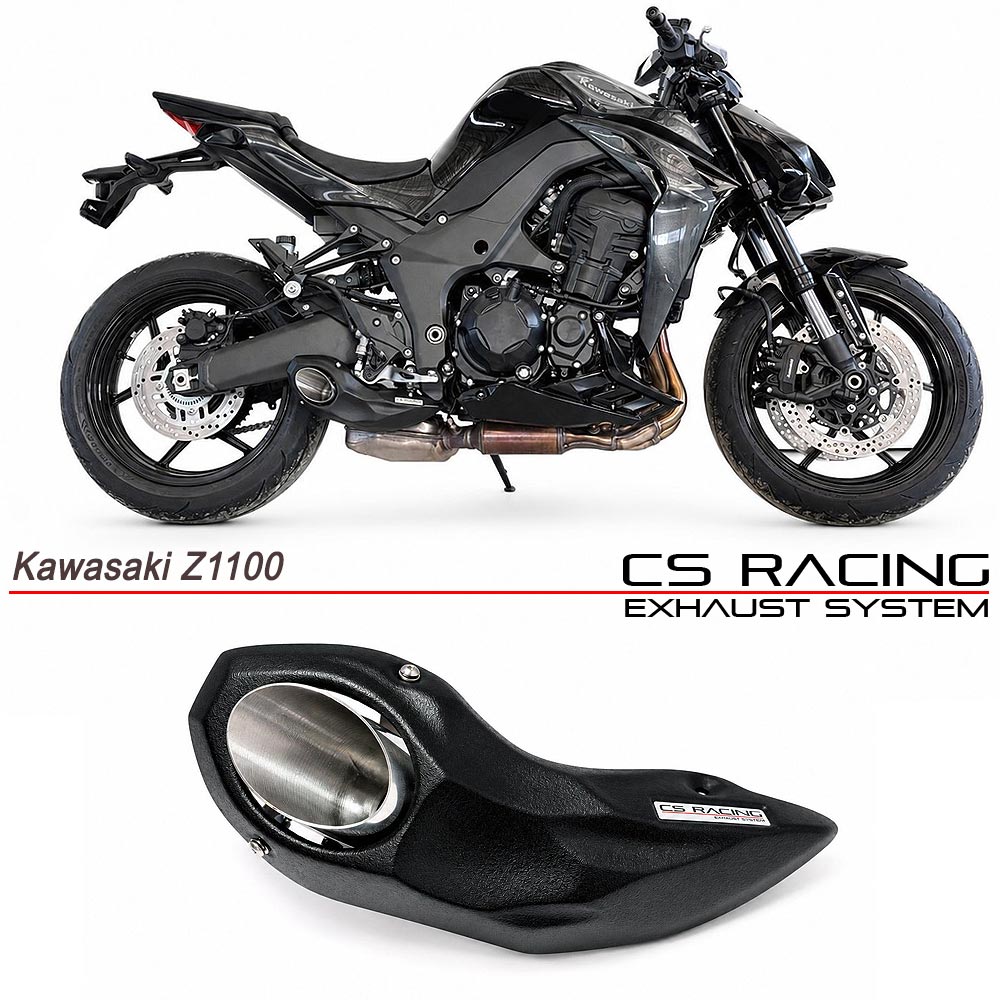Scarico Slip-on Kawasaki Z900 CS Racing 2017-25 | Terminale di scarico + dB Killer (+3,3 CV) 
