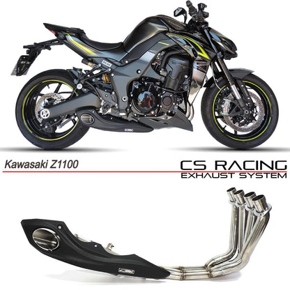 PRE-ORDER - 2026-on Kawasaki Z1100 CS Racing Full Exhaust | Muffler + Headers + dB Killer