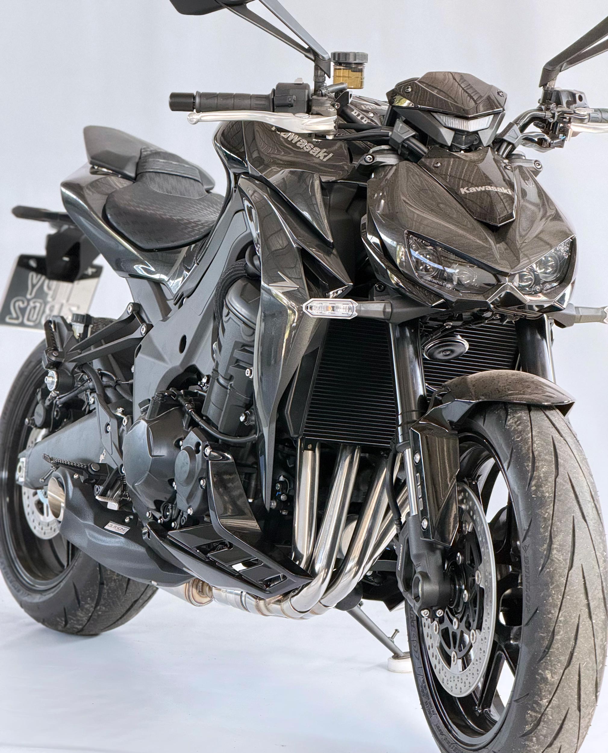Scarico completo CS Racing per Kawasaki Z1000 / ZX1000 / Ninja 1000SX dal 2010 in poi | Silenziatore + Collettori + dB Killer (+5,5 CV) 