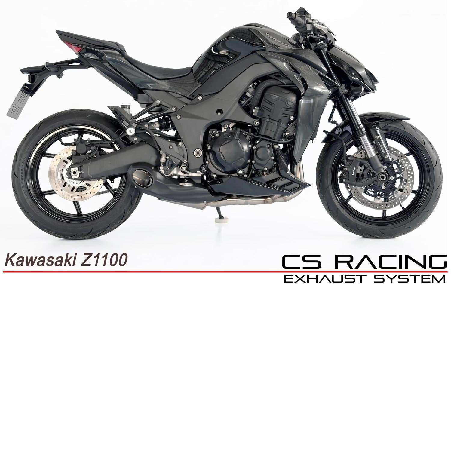 2026-on Kawasaki Z1100 CS Racing Full Exhaust | Muffler + Headers + dB Killer
