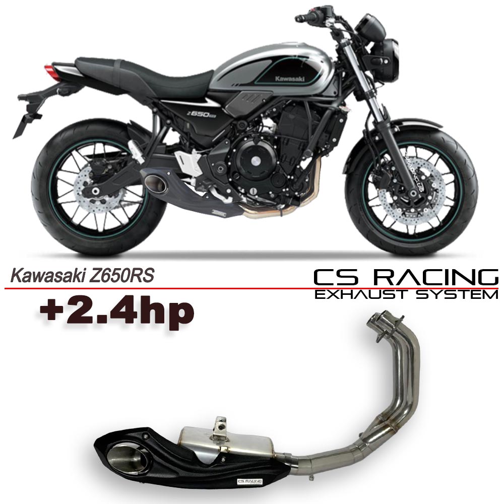 Escape completo Kawasaki Z650RS CS Racing (2022 en adelante) | Silenciador + Colectores + dB Killer (+2,4 CV)