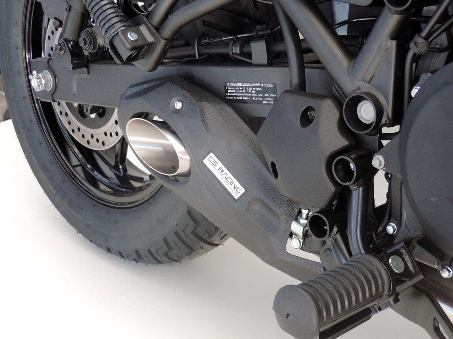Scarico completo CS Racing per Kawasaki Eliminator 450/500 dal 2023 in poi | Marmitta + Collettori + dB Killer