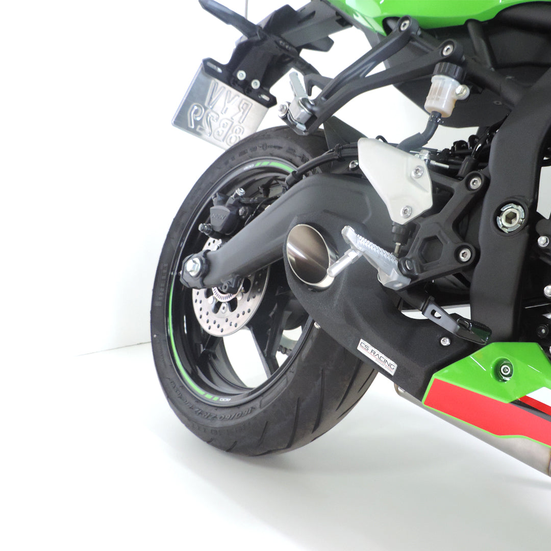 2023-up Kawasaki Ninja ZX-4R / RR CS Racing Full Exhaust | Muffler + dB Killer (+2.7hp) - CS Racing Exhaust