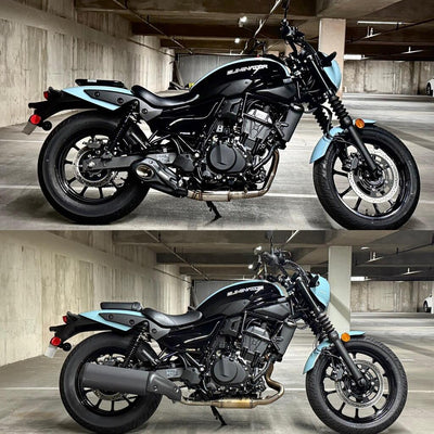 2023-on Kawasaki Eliminator 450/500 CS Racing Full Exhaust | Muffler + Headers + dB Killer