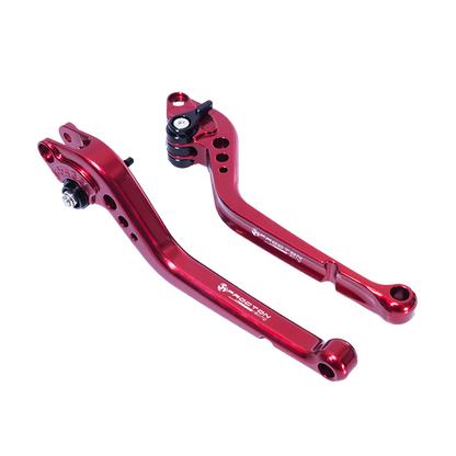 Procton Brake / Clutch Levers Set - Suzuki - GSX-S 750 (2016-2023) (F-14/S-248) Size: Long Lever Color: Red
