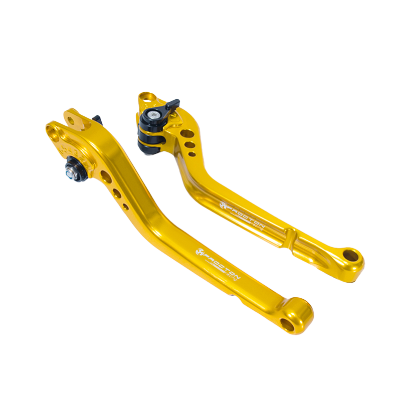 Procton Brake / Clutch Levers Set - BMW - S 1000 RR (2012-2014) (F-22/B-22) Size: Long Lever Color: Gold