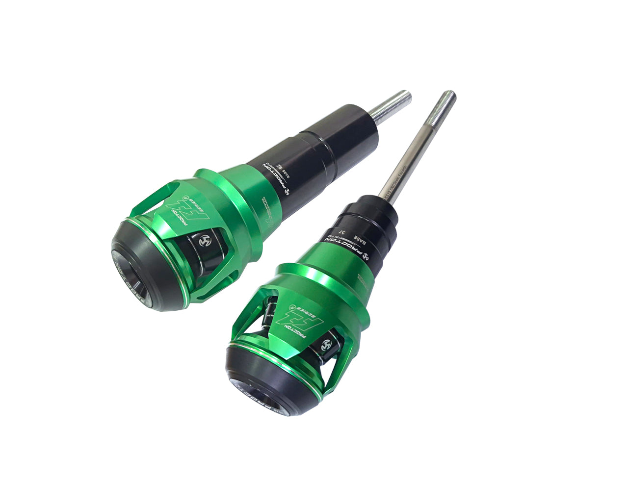 Kawasaki - ZX-4R / RR - Procton Racing Rotational Impact System – Frame Sliders F1