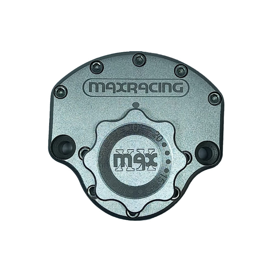 MaxRacing MAX20 Steering Damper - Kawasaki - Z650 (2022-up) Base Color: Silver Regulator Color: Silver