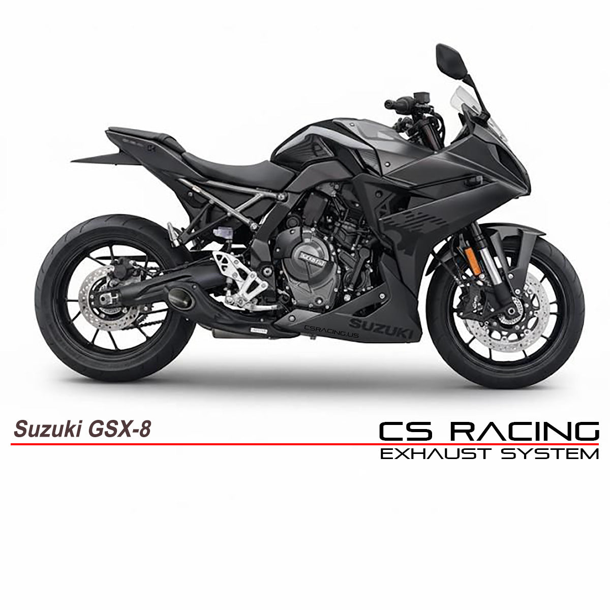 Suzuki GSR 750A 2011-16 | GSX-S 750 CS Racing Scarico completo | Marmitta + Collettori + dB Killer 