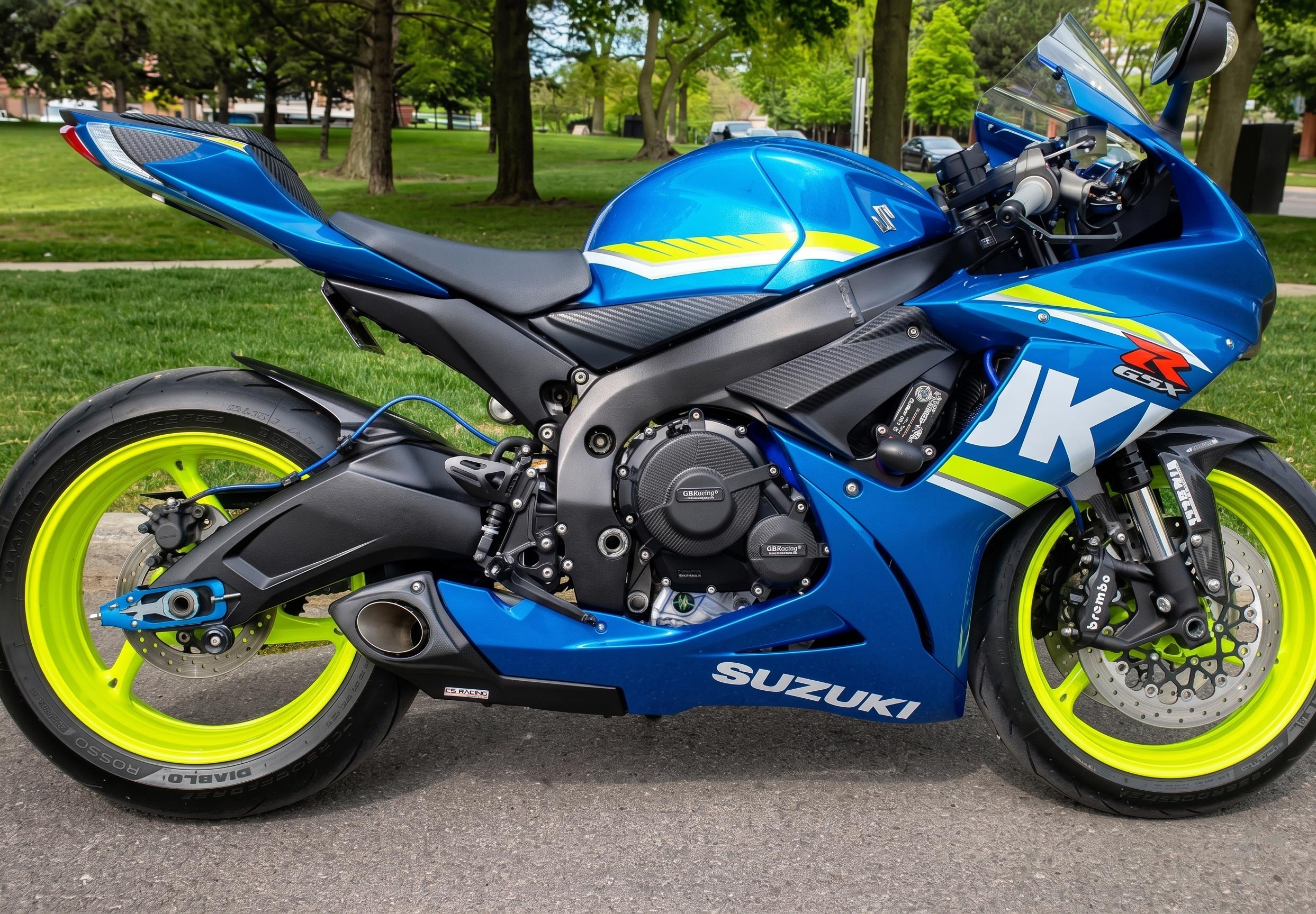 Suzuki GSX-R 600 | GSX-R 750 CS Racing 2011-25 Scarico completo | Marmitta + Collettori + dB Killer 