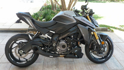 2021-up Suzuki GSX-S 1000 / GT+ CS Racing Full Exhaust | Muffler + Headers + dB Killer (+5.5hp) - CS Racing Exhaust