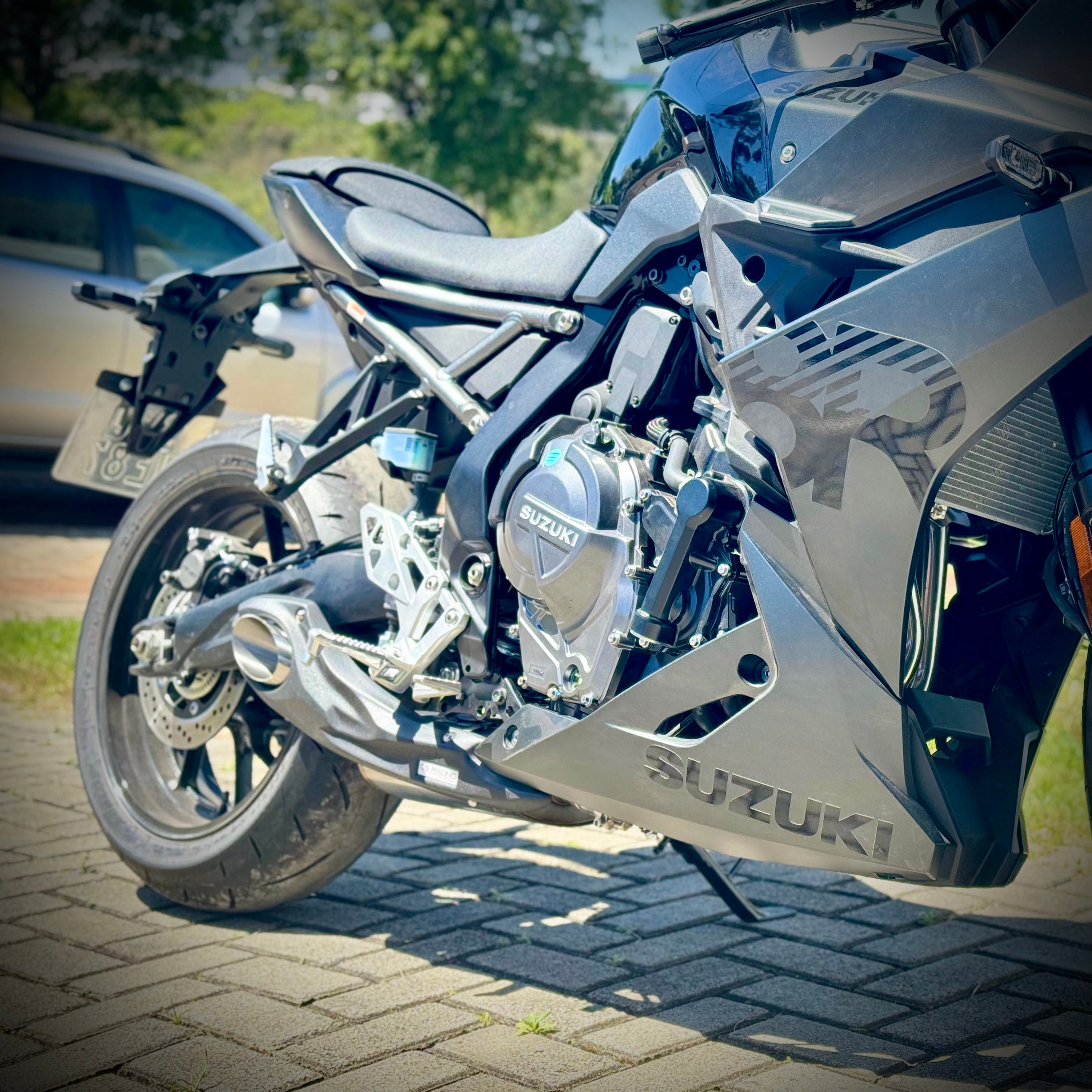 Suzuki GSR 750A 2011-16 | GSX-S 750 CS Racing Scarico completo | Marmitta + Collettori + dB Killer 