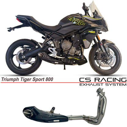 Scarico completo racing Triumph Tiger Sport 660 CS 2022-25 | Silenziatore + dB Killer