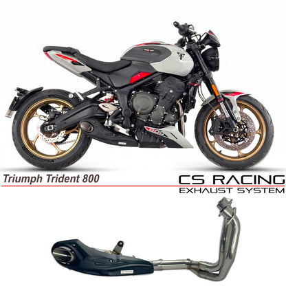 Scarico completo racing Triumph Tiger Sport 660 CS 2022-25 | Silenziatore + dB Killer
