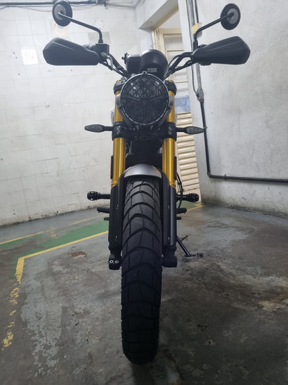 Triumph - Scrambler 400X / 400XC - Procton Racing Rotational Impact System – Frame Sliders F1