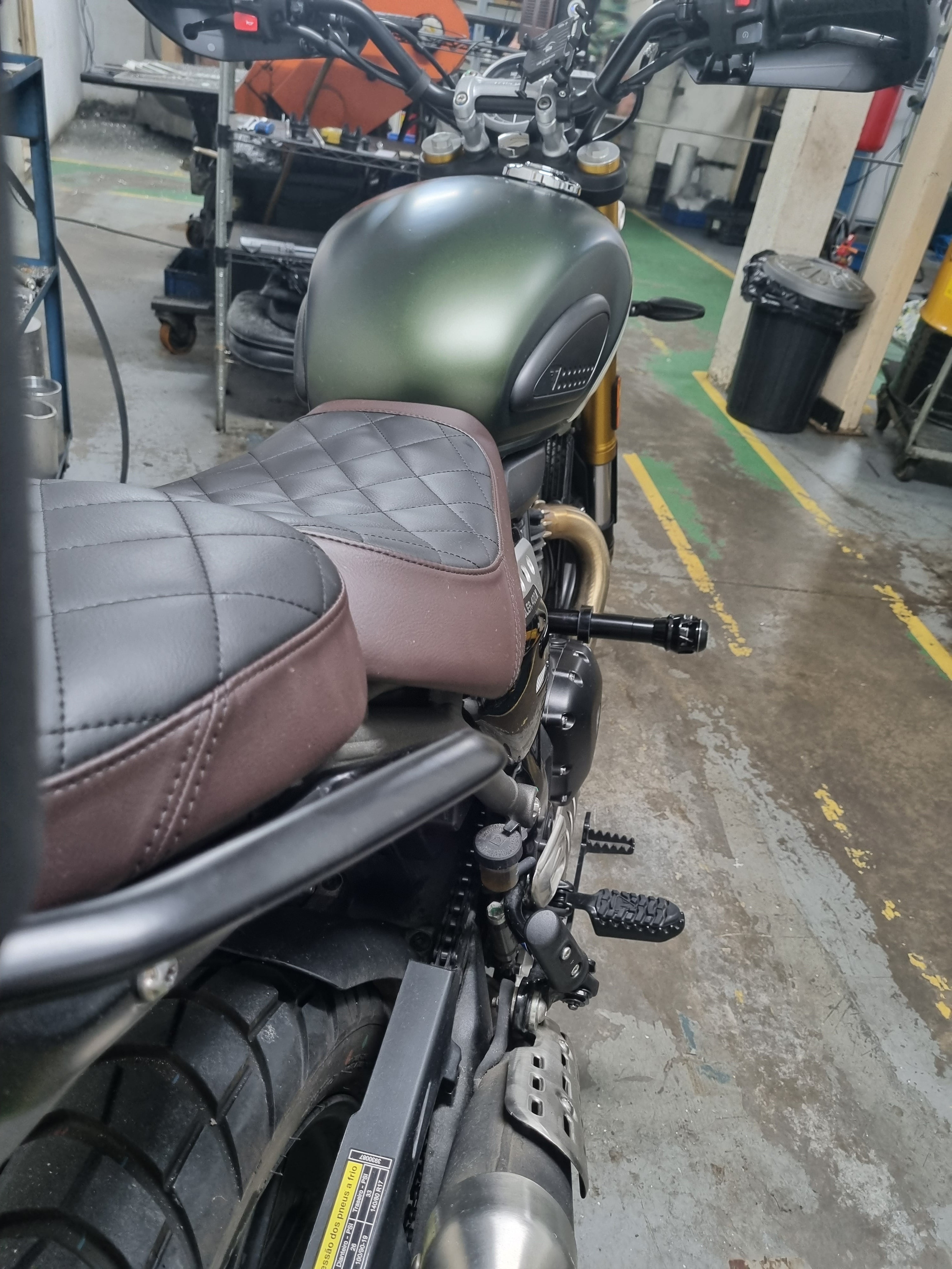 Triumph - Scrambler 400X / 400XC - Procton Racing Rotational Impact System – Frame Sliders F1