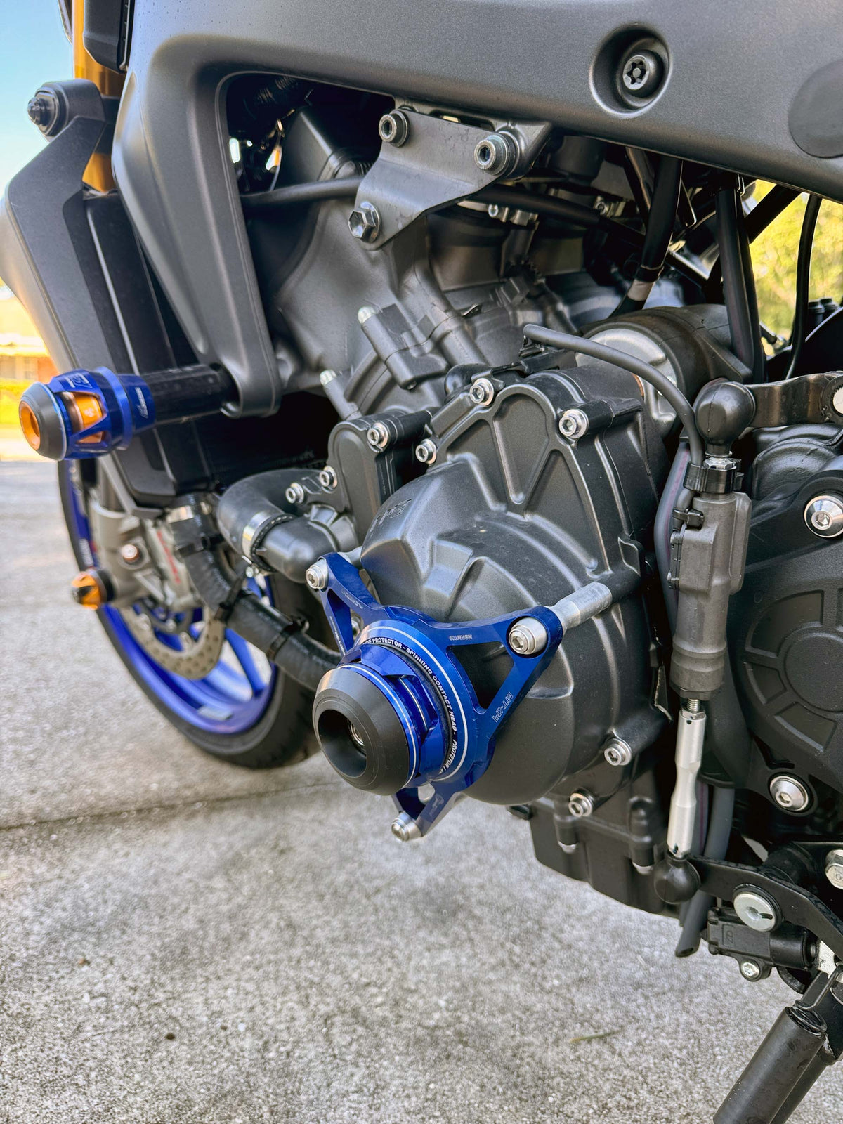 Yamaha MT-09 / SP | FZ-09 | XSR 900 | Tracer 900 / GT (2014-2027) - Procton Engine Cover Slider Case Protector - Left Side