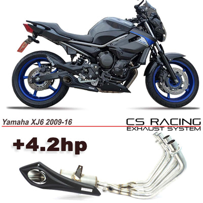 2009-16 Yamaha FZ6R | XJ6N XJ6F CS Racing Scarico Completo | Silenziatore + Collettori + dB Killer (+4.2hp)