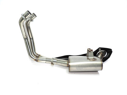 2014-24 Yamaha FZ-07 | MT-07 | XSR700 CS Racing Full Exhaust | Muffler + Headers + dB Killer (+2hp) - CS Racing Exhaust