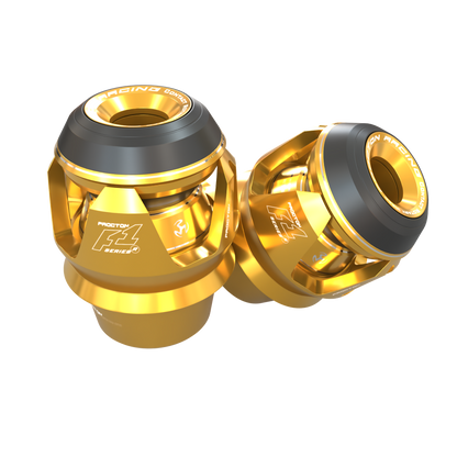 Procton F1 Frame Slider - Kawasaki - ZX-6R 636 (2013 and Newer) Color: Light Gold
