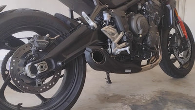 2021-26 Triumph Trident 660 CS Racing Full Exhaust | Muffler + dB Killer