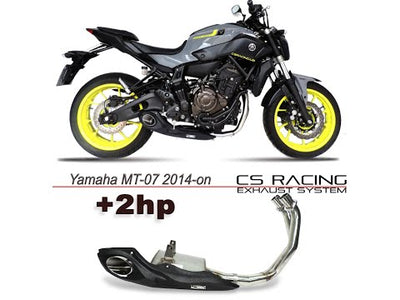 2016-24 Yamaha Tracer 700 / Tracer 7 GT | CS Racing Full Exhaust (+2hp)