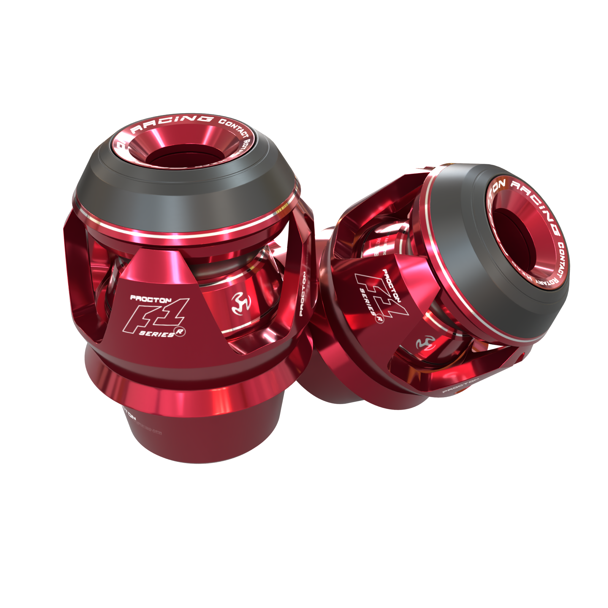 Procton F1 Frame Slider - Kawasaki - ZX-6R 636 (2013 and Newer) Color: Red