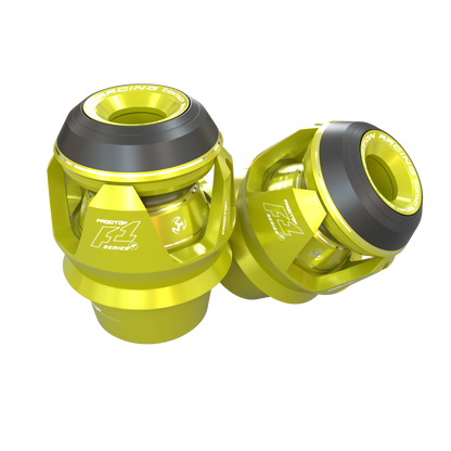 Procton F1 Frame Slider - Kawasaki - ZX-6R 636 (2013 and Newer) Color: Yellow