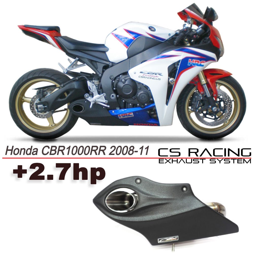 2008-11 Honda CBR1000RR CS Racing Slip-on Exhaust | Muffler + dB Killer - CS Racing Exhaust