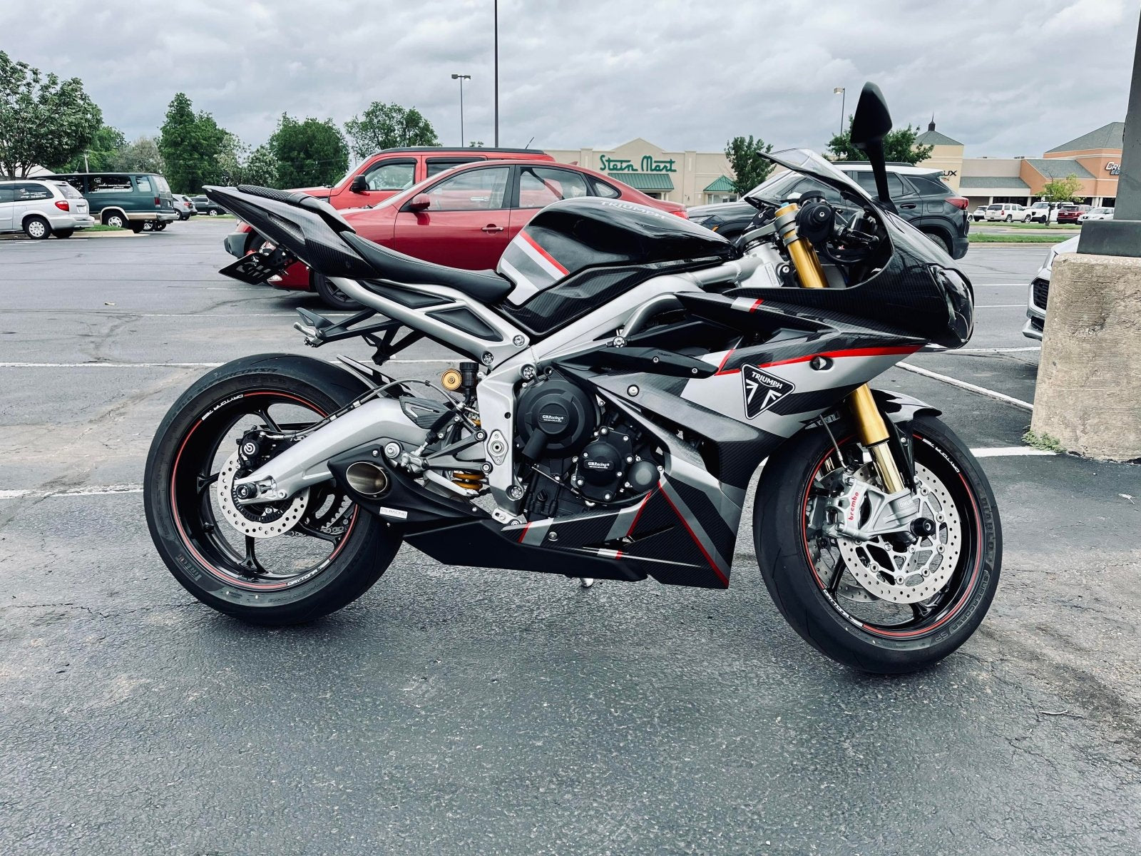 2013-18 Triumph Daytona 675 R CS Racing Slip-on Exhaust | Muffler + dB Killer - CS Racing Exhaust