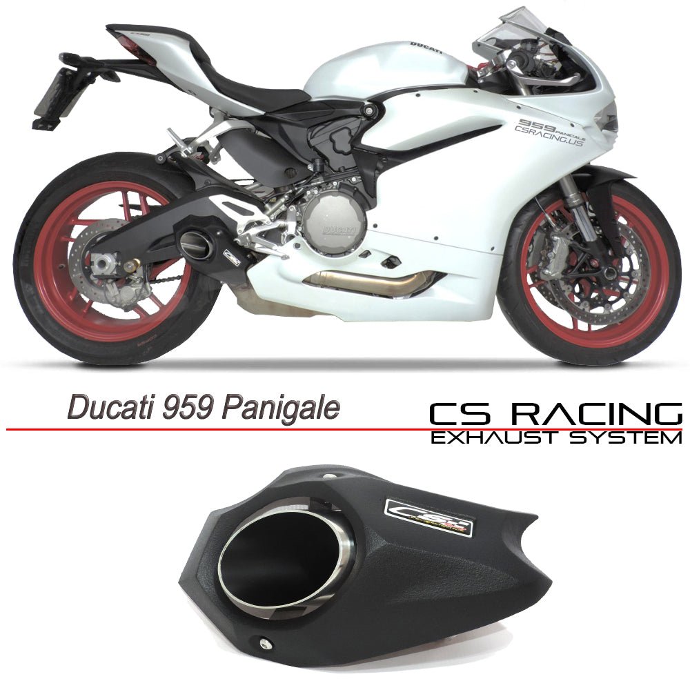 KYN Terminale Scarico Mid Link Per Ducati Panigale 959 2016-2019 – Tubo In Acciaio Inox