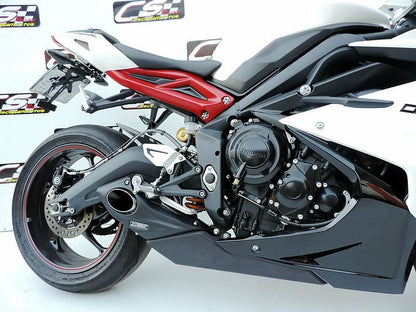 2013-18 Triumph Daytona 675 R CS Racing Slip-on Exhaust | Muffler + dB Killer - CS Racing Exhaust