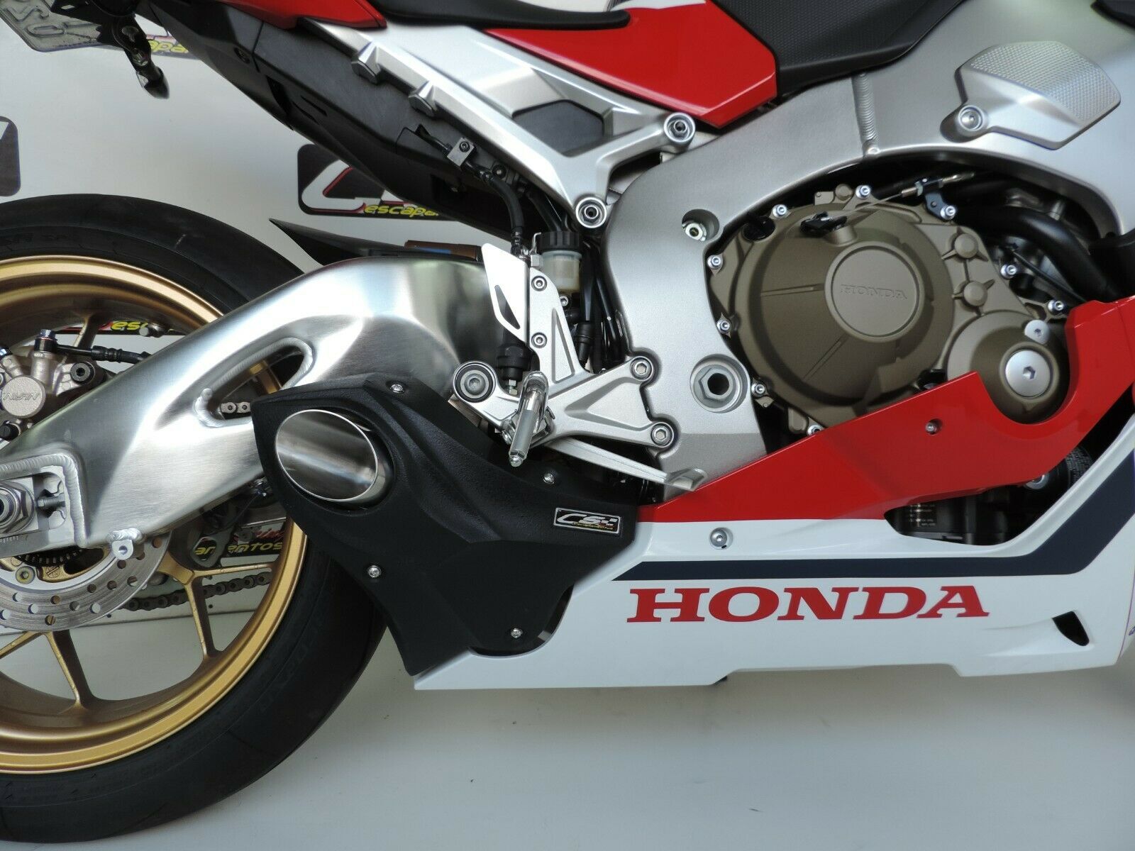 2017-24 Honda CBR1000RR SP CS Racing Slip-on Exhaust | Muffler + dB Killer (+4hp) - CS Racing Exhaust