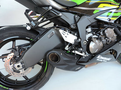 2019-23 Kawasaki Ninja ZX-6R 636 CS Racing Slip-on Exhaust | Muffler + dB Killer (+3.7hp) - CS Racing Exhaust