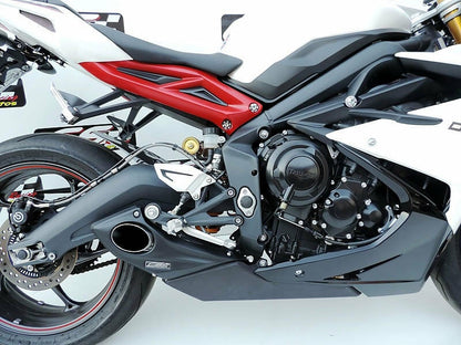 2013-18 Triumph Daytona 675 R CS Racing Slip-on Exhaust | Muffler + dB Killer - CS Racing Exhaust