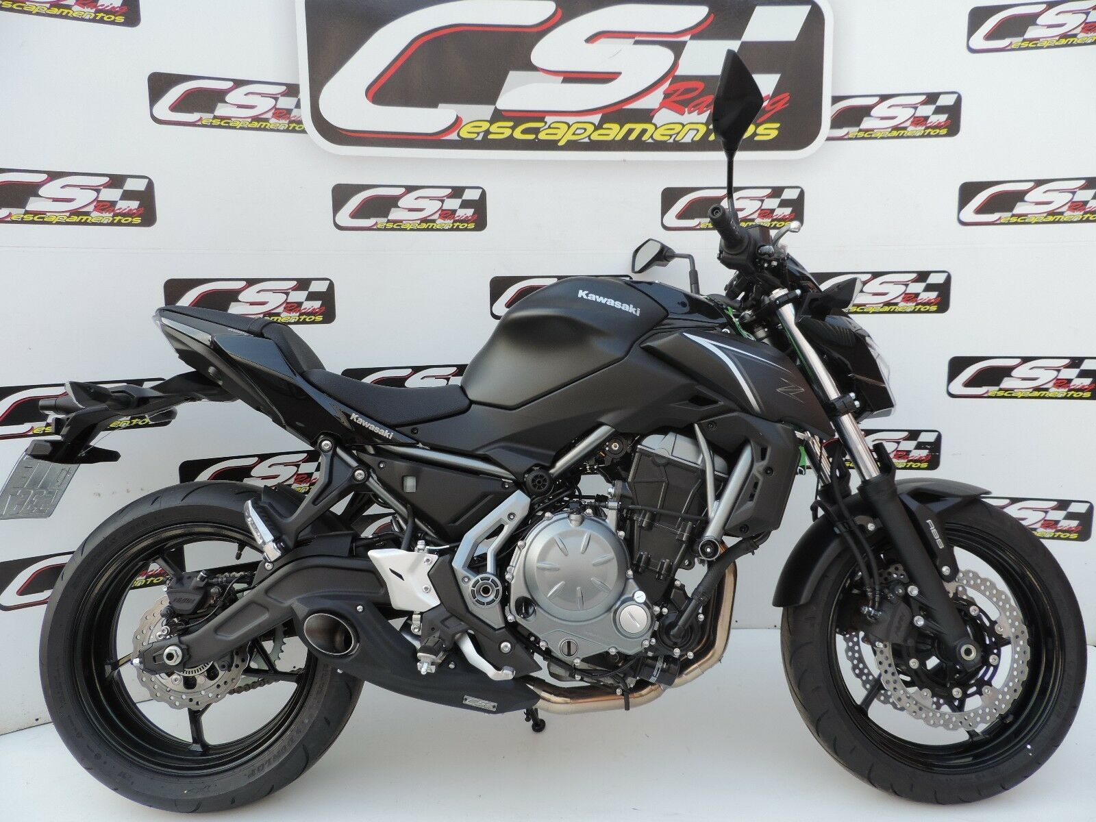2017-24 Kawasaki Z650 CS Racing Full Exhaust | Muffler + Headers + dB Killer (+2.4hp) - CS Racing Exhaust