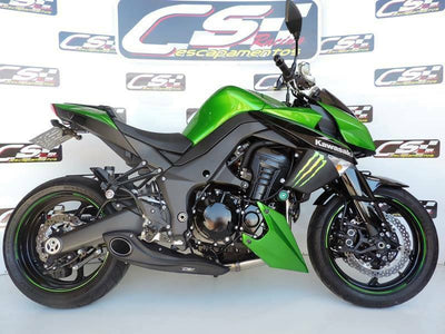 2010-up Kawasaki Z1000 / ZX1000 / 2010-19 Ninja 1000SX CS Racing Full Exhaust | Muffler + Headers + dB Killer (+5.5hp) - CS Racing Exhaust