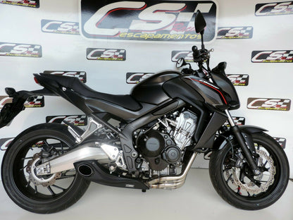 2014-19 Honda CB650F CS Racing Full Exhaust | Muffler + Headers + dB Killer (+3.8hp) - CS Racing Exhaust