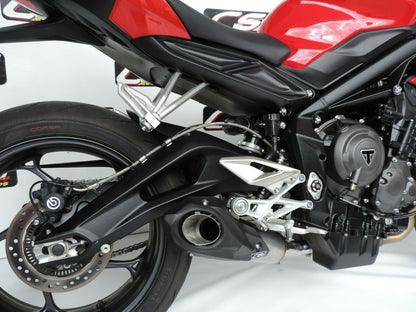 2017-22 Triumph Street Triple 765 R / RS / S CS Racing Slip-on Exhaust | Muffler + dB Killer - CS Racing Exhaust
