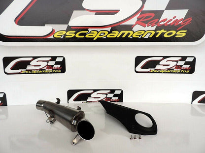 2009-12 Kawasaki Ninja ZX-6R CS Racing Slip-on Exhaust | Muffler + dB Killer (+1.2hp) - CS Racing Exhaust