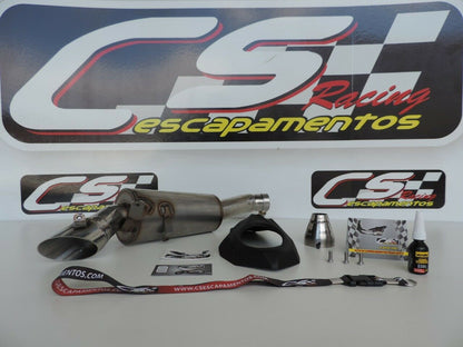 2017-22 Triumph Street Triple 765 R / RS / S CS Racing Slip-on Exhaust | Muffler + dB Killer - CS Racing Exhaust
