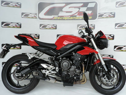 2017-22 Triumph Street Triple 765 R / RS / S CS Racing Slip-on Exhaust | Muffler + dB Killer - CS Racing Exhaust