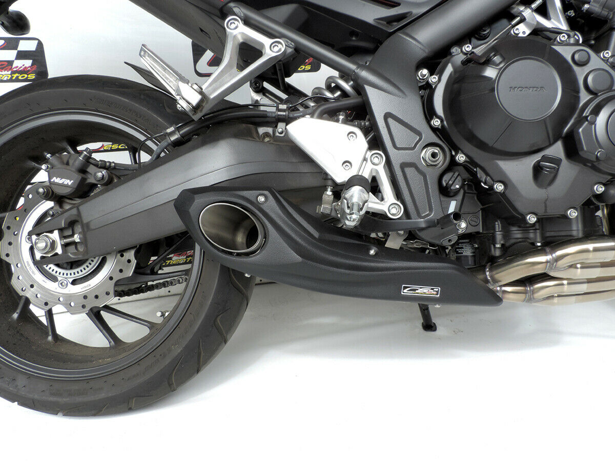 2014-19 Honda CB650F CS Racing Full Exhaust | Muffler + Headers + dB Killer (+3.8hp) - CS Racing Exhaust