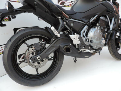2017-24 Kawasaki Z650 CS Racing Full Exhaust | Muffler + Headers + dB Killer (+2.4hp) - CS Racing Exhaust