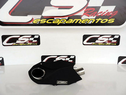 2009-12 Kawasaki Ninja ZX-6R CS Racing Slip-on Exhaust | Muffler + dB Killer (+1.2hp) - CS Racing Exhaust