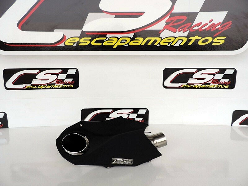 2009-12 Kawasaki Ninja ZX-6R CS Racing Slip-on Exhaust | Muffler + dB Killer (+1.2hp) - CS Racing Exhaust