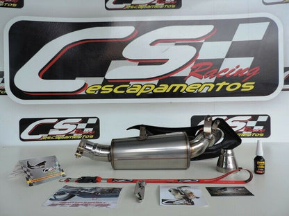 2013-18 Triumph Daytona 675 R CS Racing Slip-on Exhaust | Muffler + dB Killer - CS Racing Exhaust