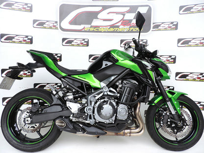 2017-24 Kawasaki Z900 CS Racing Slip-on Exhaust | Muffler Tip + dB Killer (+3.3hp) - CS Racing Exhaust