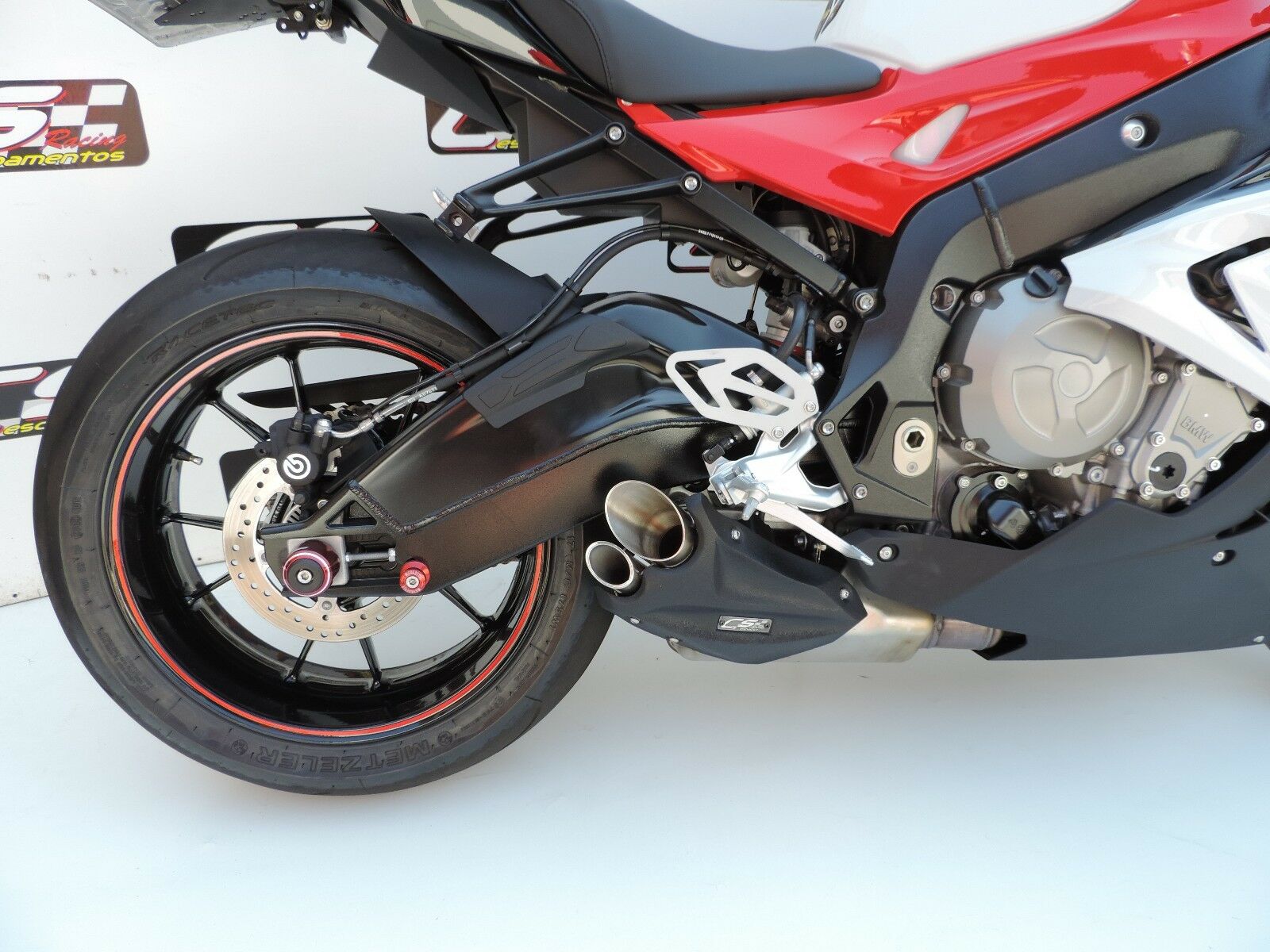 2017-18 BMW S1000RR CS Racing Slip-on Exhaust | Muffler Tip (+4.3hp) - CS Racing Exhaust